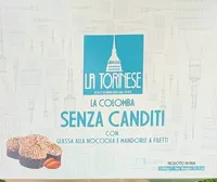La Colomba senza canditi con glassa alla nocciola