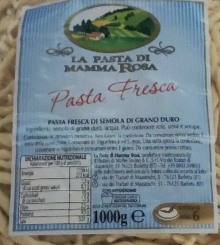 Pasta fresca