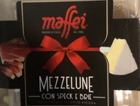 Mezzelune con speck e brie