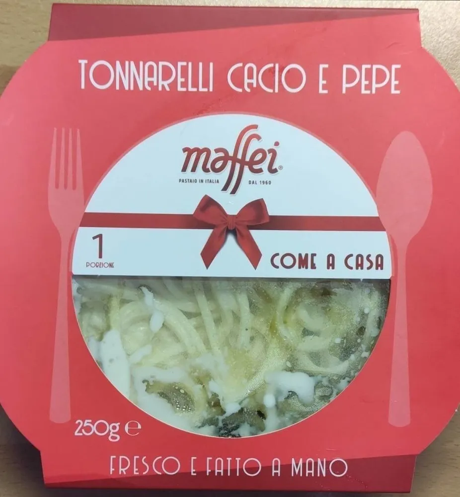 Tonnarelli cacio e pepe