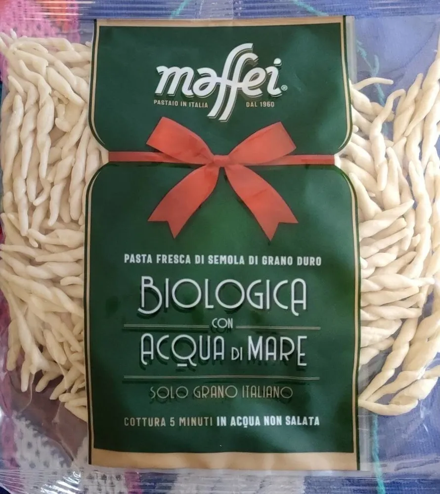 Biologica con acqua di mare