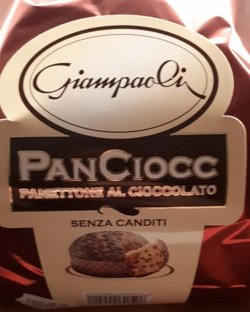 Panettone basso al cioccolato senza canditi