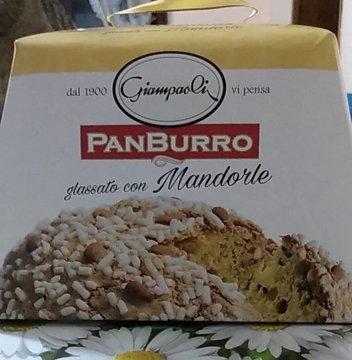 Pan burro glassato con mandorle