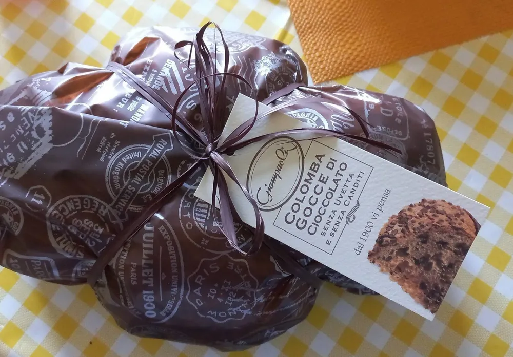 Colomba gocce di cioccolato