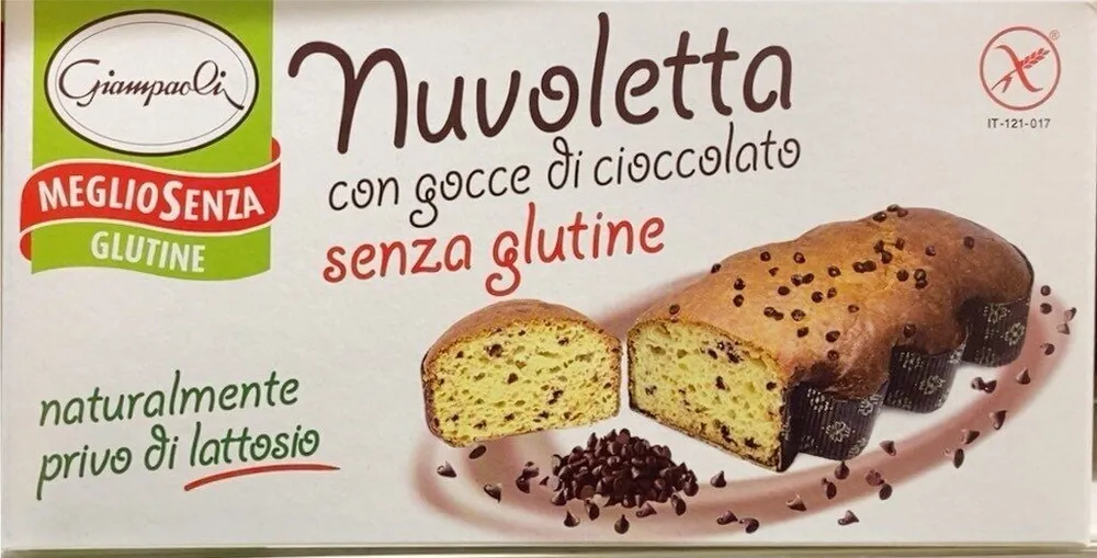Nuvoletta con gocce di cioccolato
