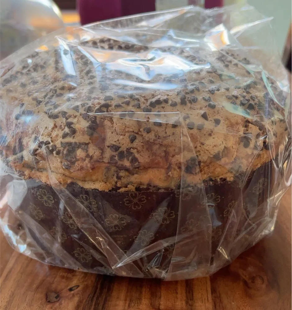 Panettone gocce di cioccolato senza uvetta