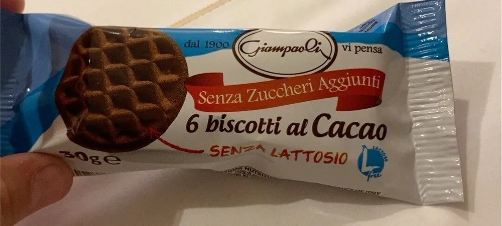 6 biscotti al cacao