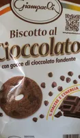 Biscotto al cioccolato con goccie di cioccolato fondentr