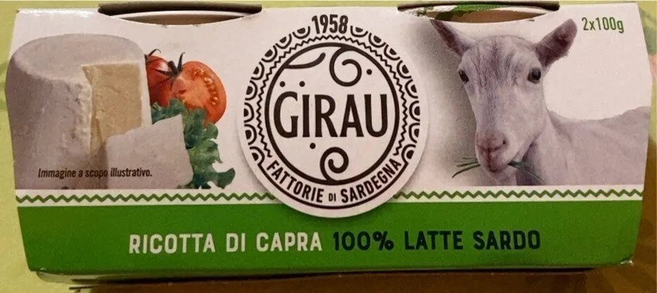 Ricotta di Capra 100% Latte Sardo