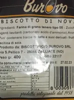 Burovo biscotto di Novara