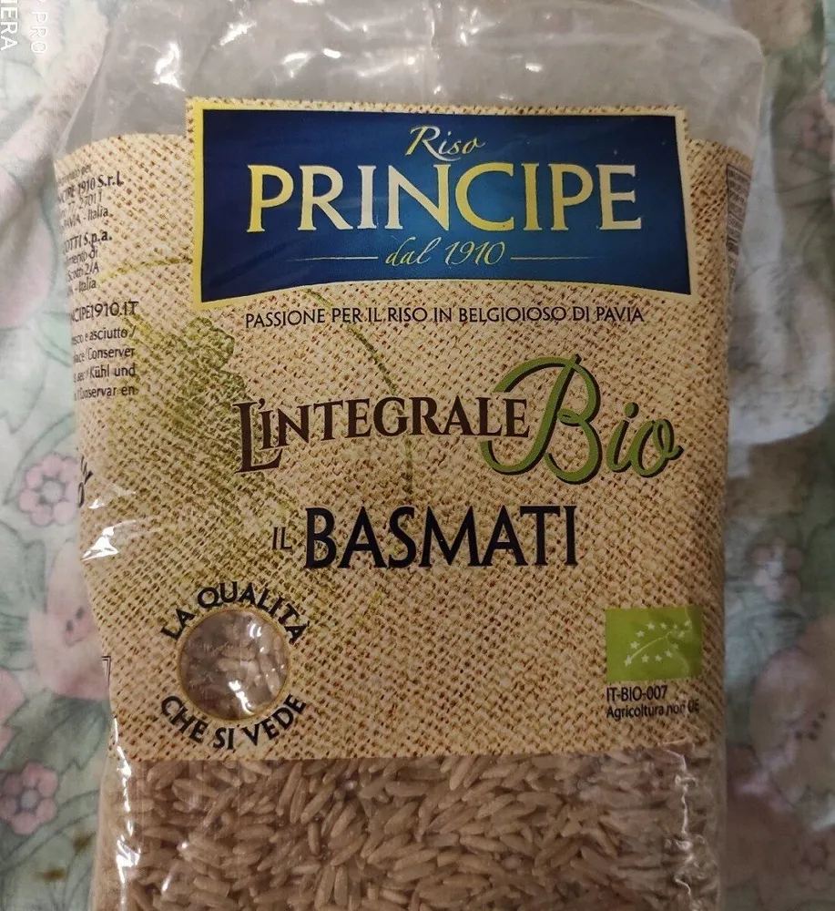 Riso Lungo B basmati integrale biologico