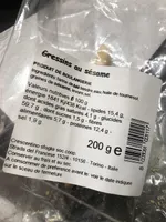 Gressins au sesame