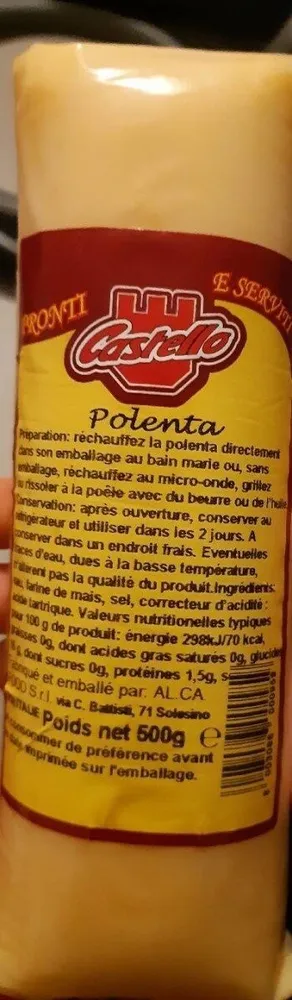 Polenta Cilindrica GR500