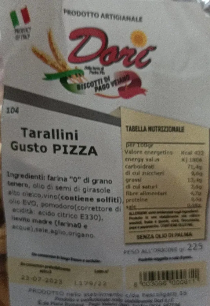 Taralli Gusto Pizza