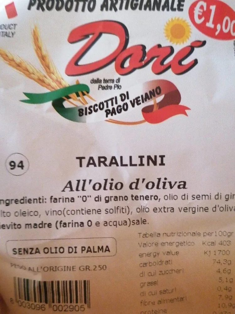 tarallini all'olio d'oliva