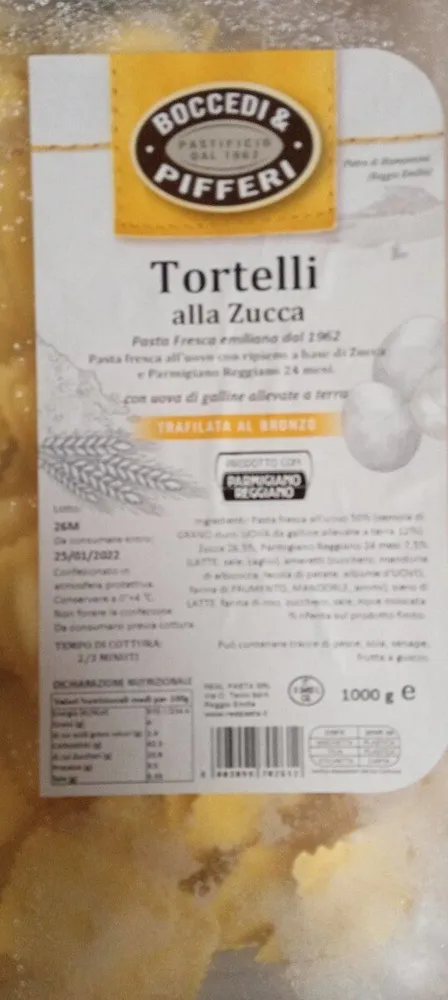 Tortelli alla zucca