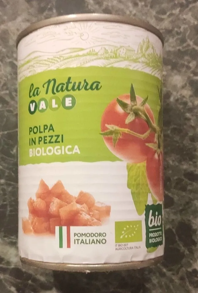 Polpa pomodoro in pezzi