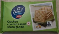 Crackers con riso e mais senza glutine