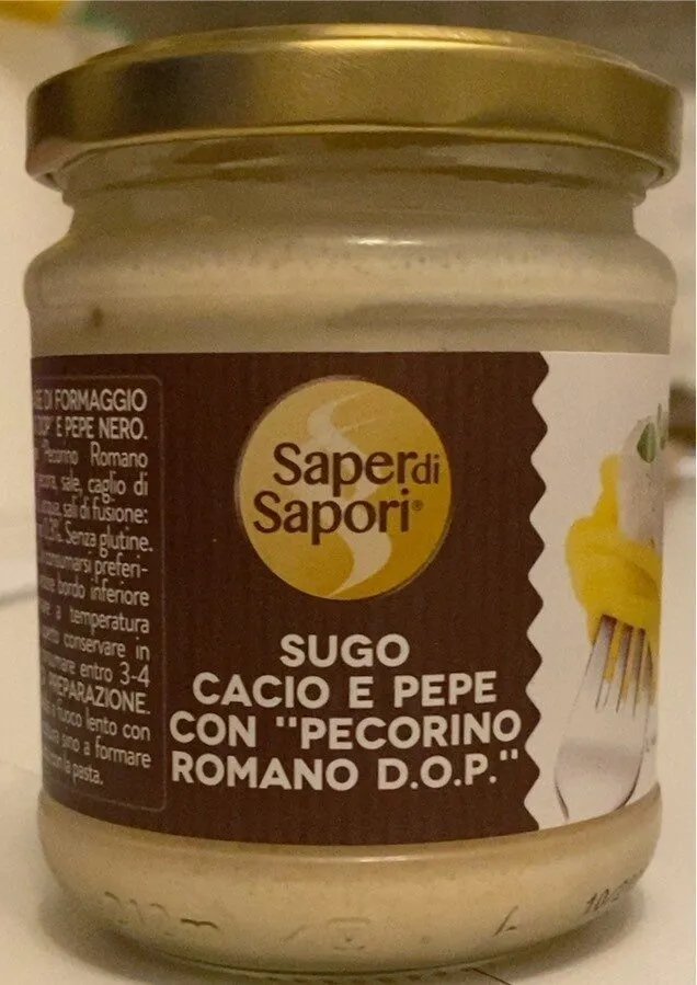 Sugo Cacio e Pepe con Pecorino Romano D.O.P.
