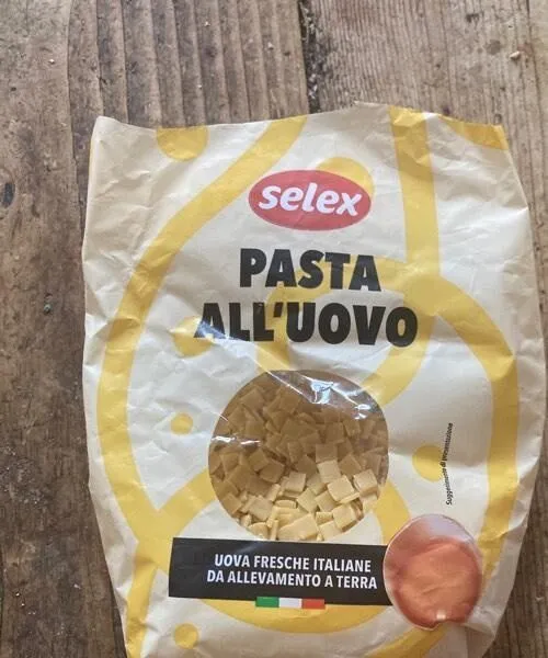 Quadrettini all’uovo