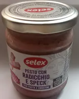 Pesto con radicchio e speck