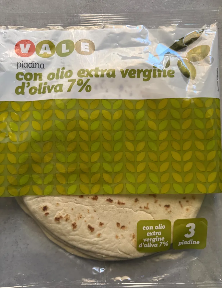 Piadina Con Olio D’oliva