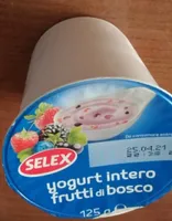 yogurt intero frutti di bosco