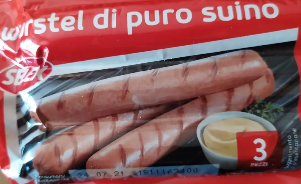 Wurstel suino