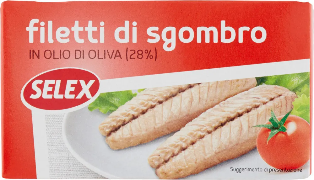 Filetti di sgombro all'olio di oliva