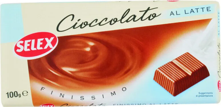 Cioccolato selex al latte