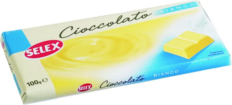 Tavoletta di cioccolato bianco
