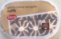 Gelato crema variegato caffè