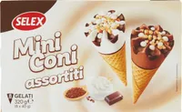 Miniconi di gelato assortiti