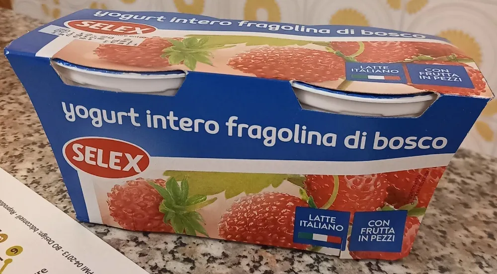 Yogurt intero fragolina di bosco