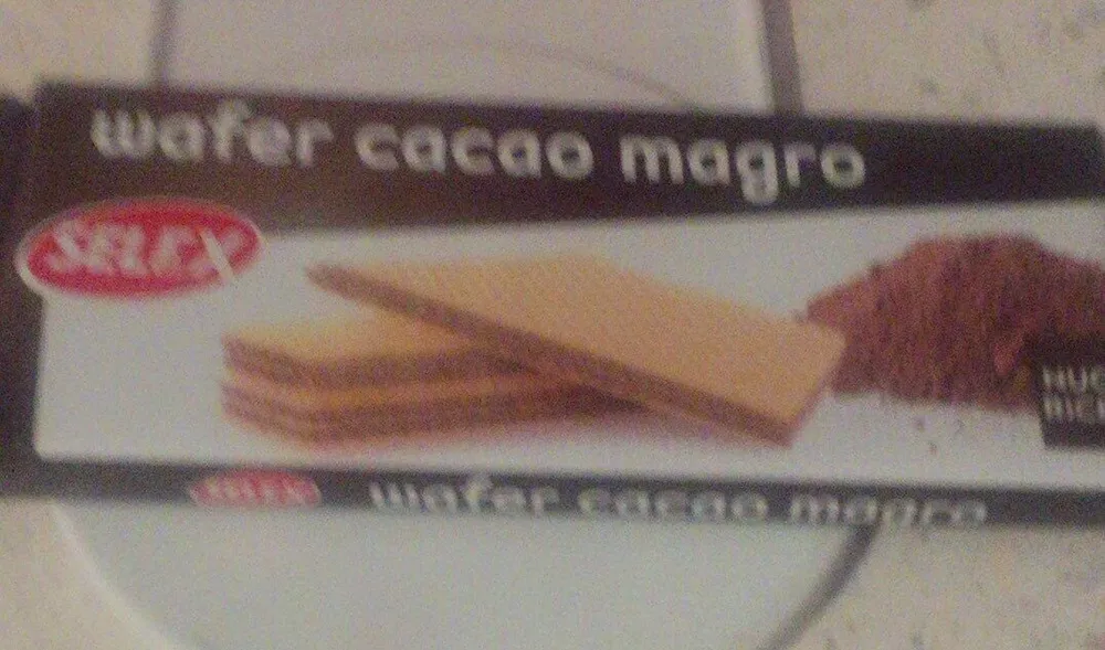 Wafer cacao magro