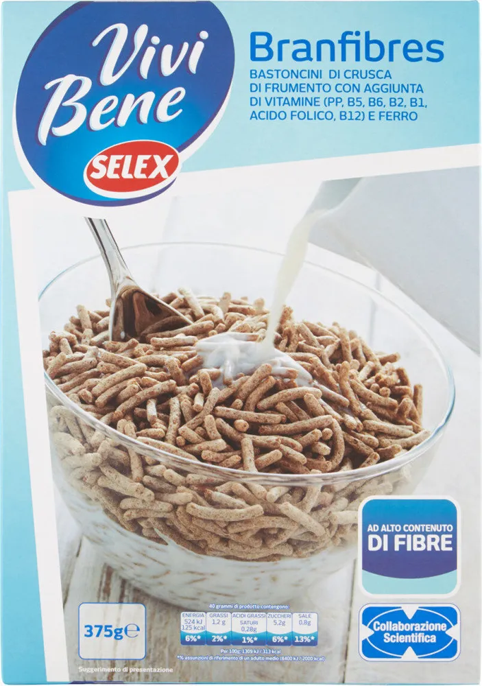 Vivi bene branfibres bastoncini di crusca di