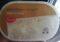 Gelato limone variegato limoncello