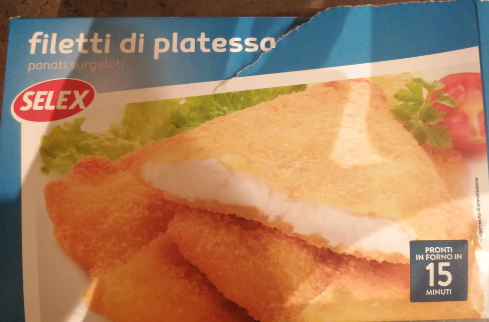 Filetti di Platessa panati surgelati