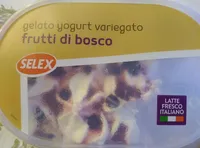 Gelato yogurt variegato frutti di Bosco