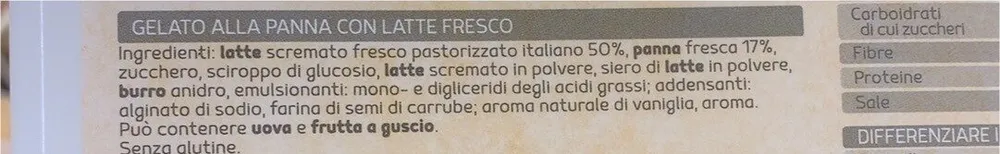 Gelato panna