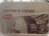 Gelato panna e cacao