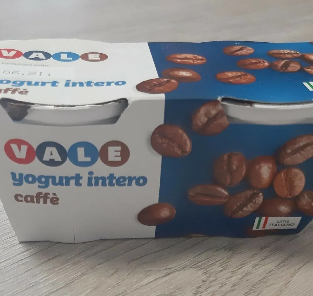 Yogurt intero caffè