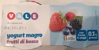 Yogurt magro frutti di bosco