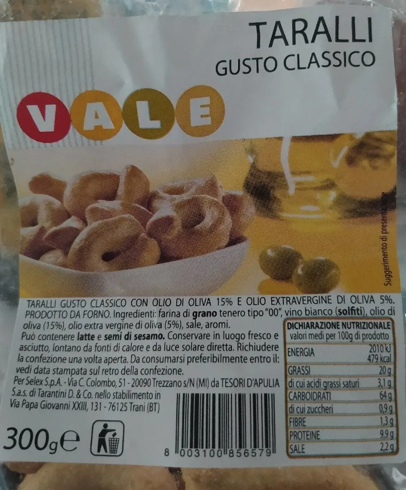 Taralli gusto classico