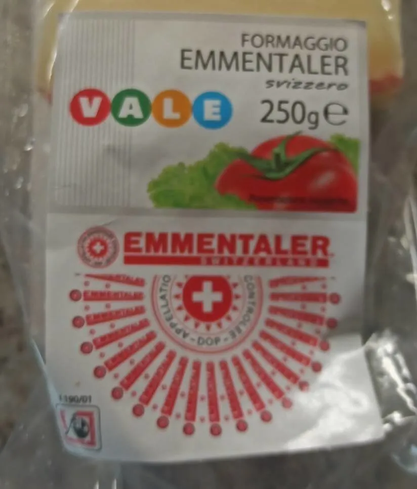 Formaggio emmentaler svizzero