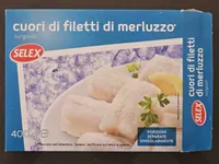 Cuori di filetti di merluzzo