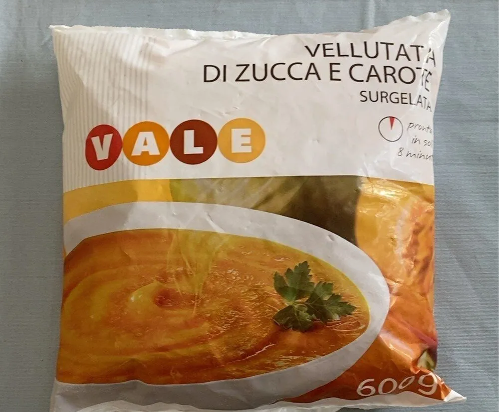 Vellutata di zucca e carote