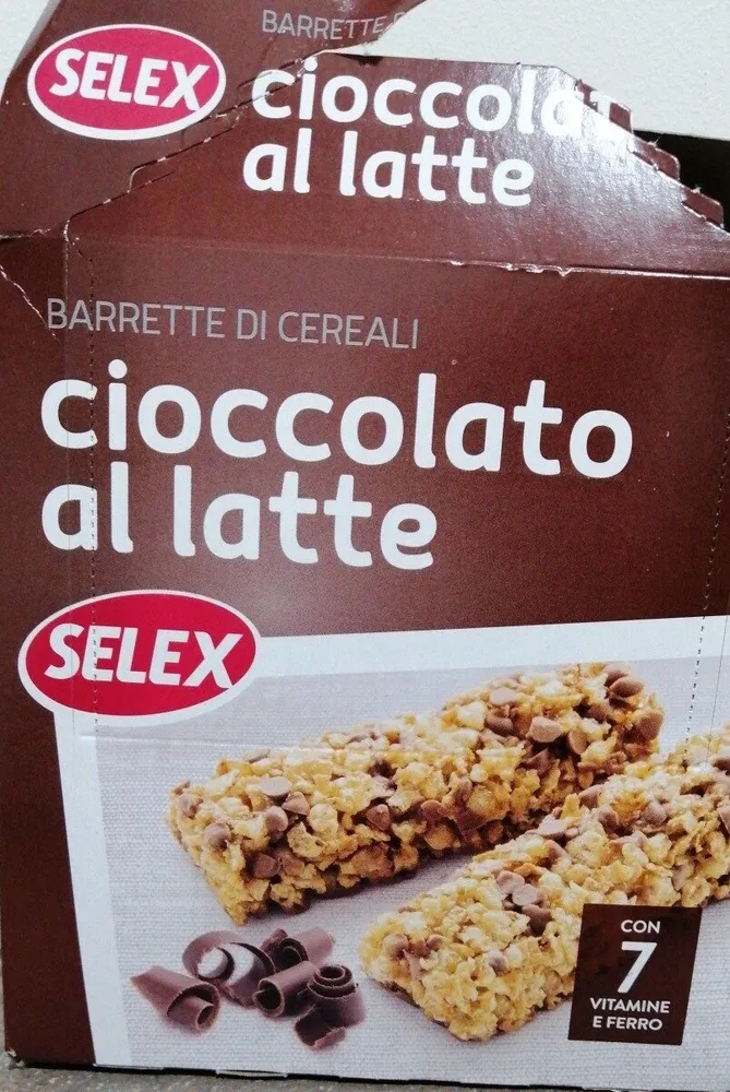 Barrette Cioccolato al latte