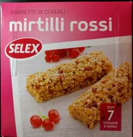 BARRETTE DI CEREALI mirtilli rossi