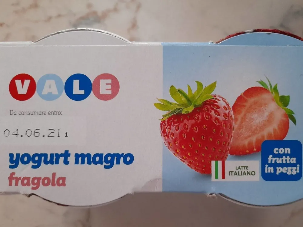 Yogurt magro fragola